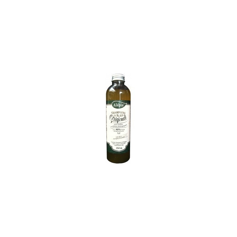 Shampoing d'Alep Original 40% d'huile de baie de laurier certifiée BIO Shampoing d'Alep Original 40% d'huile de baie de laurier certifiée BIO
