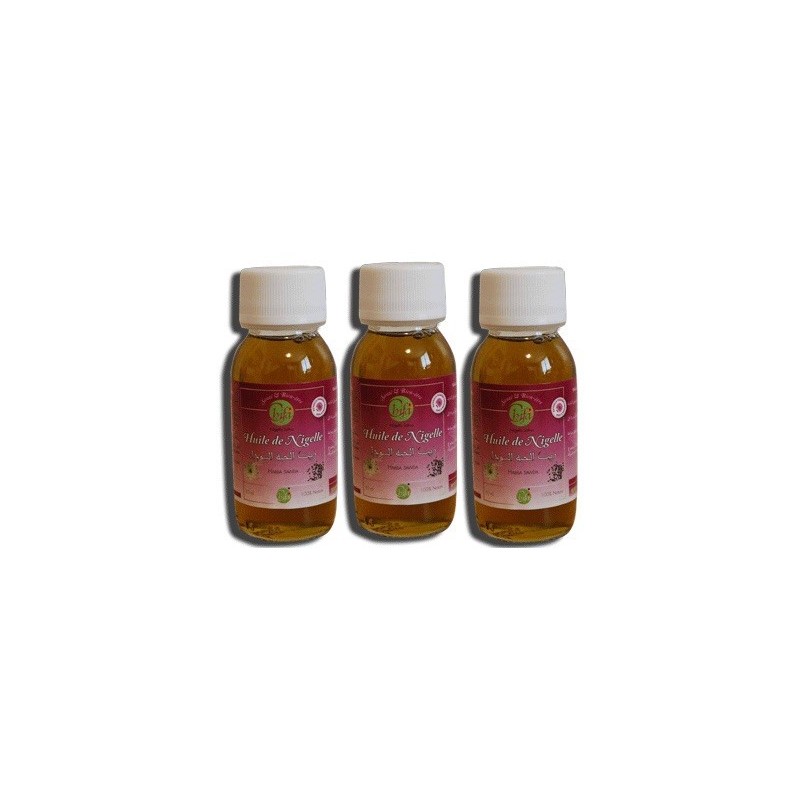 3 XHuile de Nigelle (Habba Saouda) 60 ml CHIFA 3 XHuile de Nigelle (Habba Saouda) 60 ml CHIFA