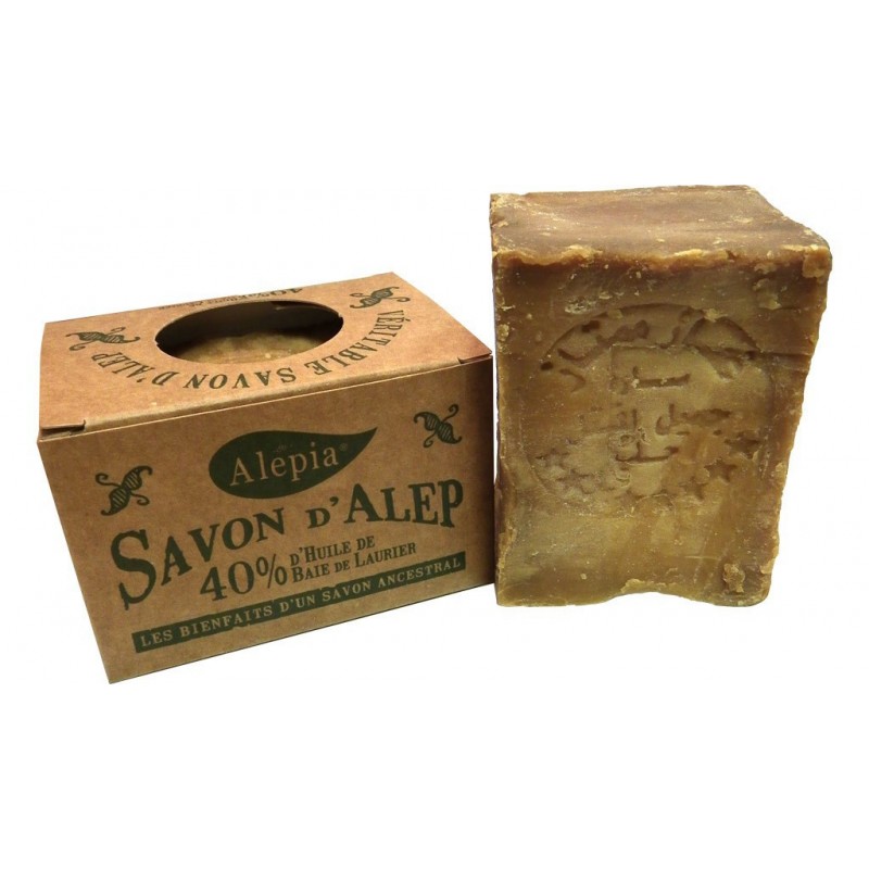 Savon d'Alep - 40% d'huile de baie de laurier Savon d'Alep - 40% d'huile de baie de laurier