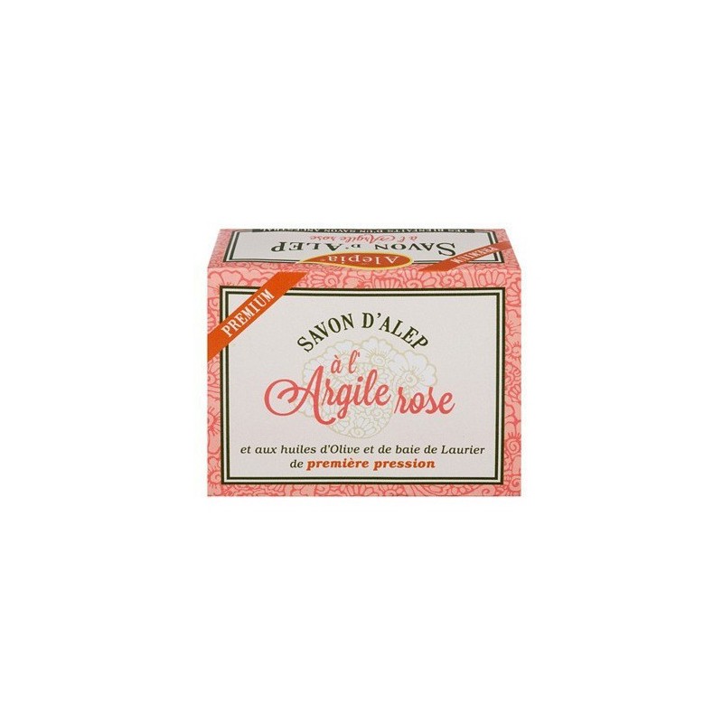 Savon d'Alep Premium a l'argile rose Savon d'Alep Premium a l'argile rose