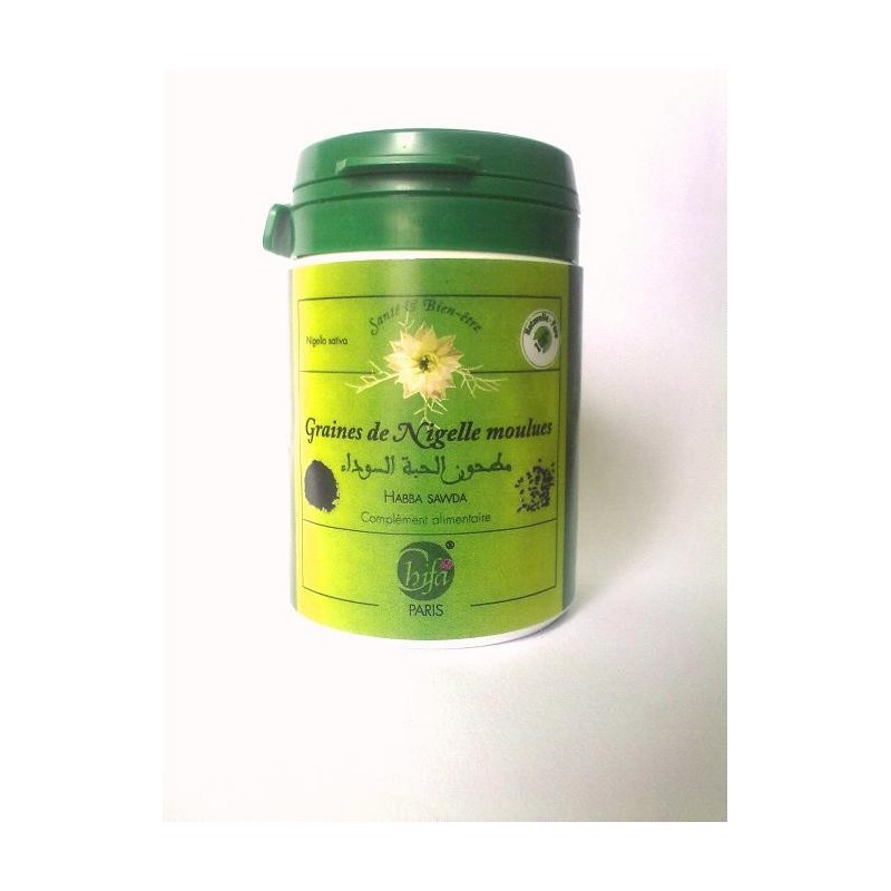 Graines de nigelle moulues (habba sawda) 35 G Graines de nigelle moulues (habba sawda) 35 G